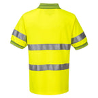 Hi-Vis Contrast Polo Shirt S/S - view 2
