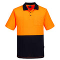 Hi Vis Class D Contrast Polo Shirt S/S - view 1