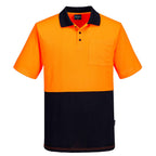 Hi Vis Class D Contrast Polo Shirt S/S - view 1