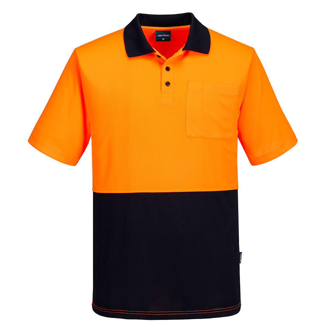 Hi Vis Class D Contrast Polo Shirt S/S - view 1