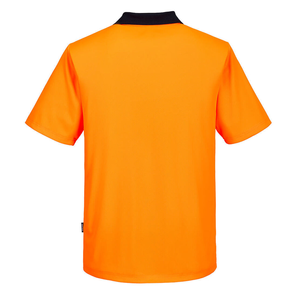 Hi Vis Class D Contrast Polo Shirt S/S - view 2