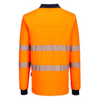 Hi-Vis Cotton Comfort Polo Shirt L/S - view 2