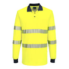 Hi-Vis Cotton Comfort Polo Shirt L/S - view 3