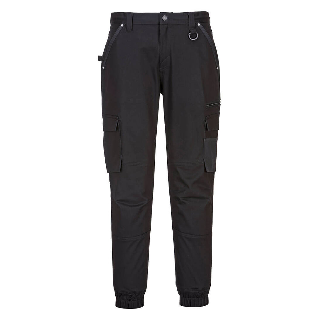 Stretch Slim Fit Cuffed Work Pants - view 1