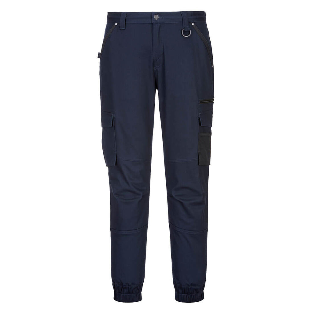 Stretch Slim Fit Cuffed Work Pants - view 2