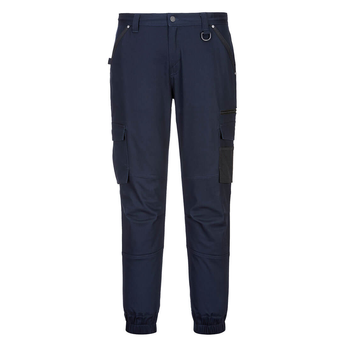 Stretch Slim Fit Cuffed Work Pants - view 2
