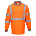 Hi-Vis X Back Polo Shirt Long Sleeve - view 1