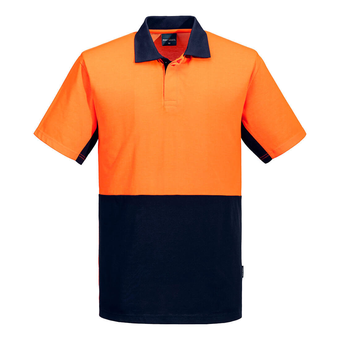 Hi-Vis Contrast Class D Polo Shirt S/S - view 1