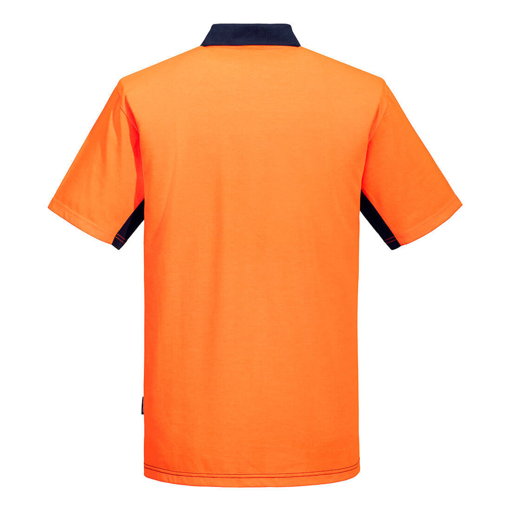 Hi-Vis Contrast Class D Polo Shirt S/S - view 2