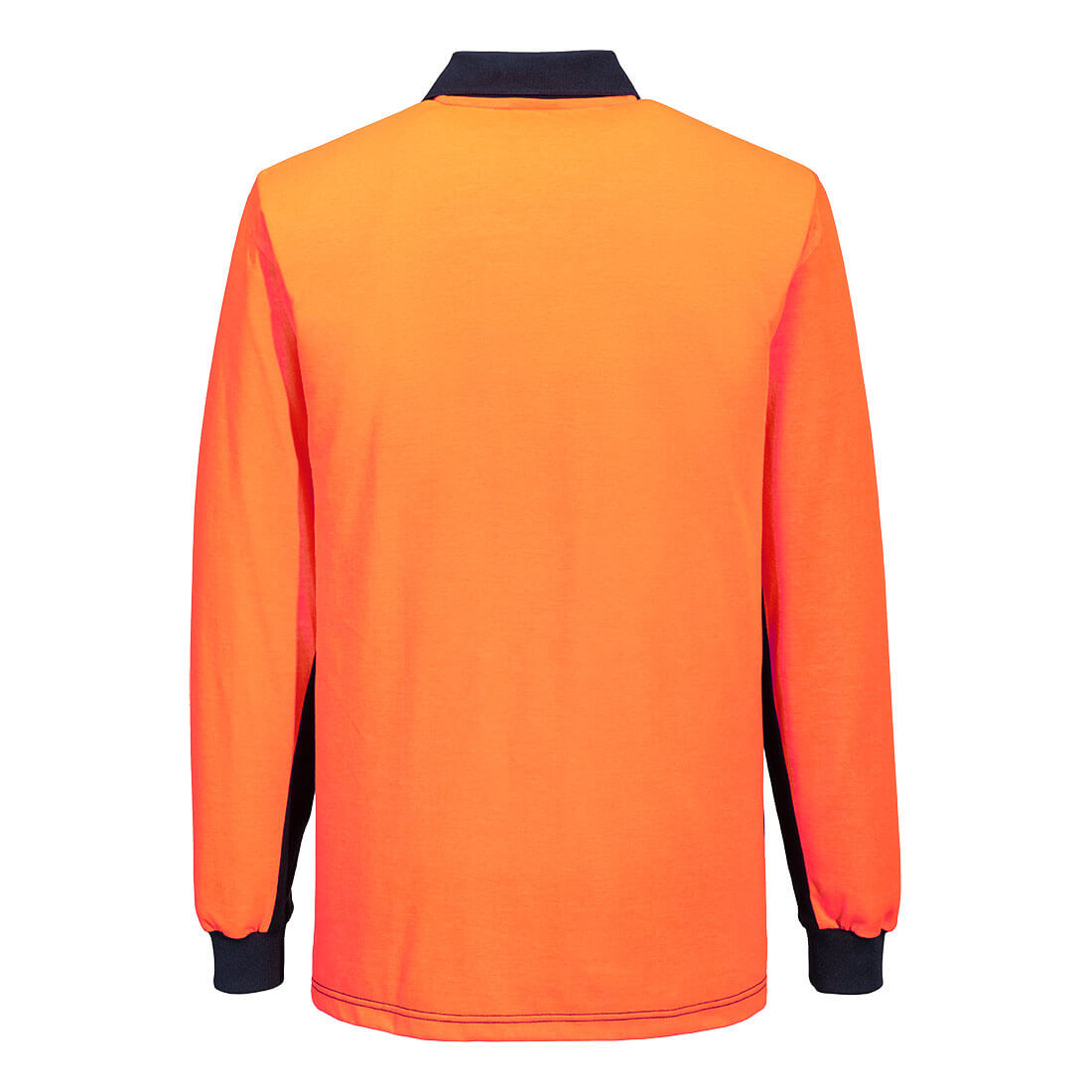 Hi-Vis Contrast Class D Long Sleeve Polo Shirt - view 2