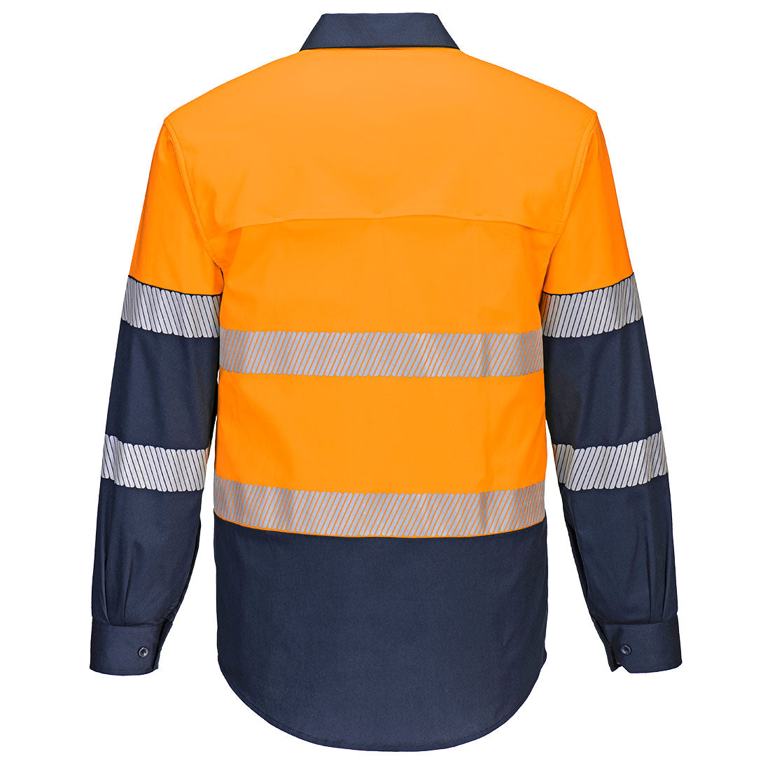 Hi-Vis Stretch Contrast Shirt L/S - view 2