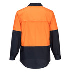 Canberra Hi-Vis Lightweight Contrast Class D Shirt L/S - view 2