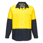 Canberra Hi-Vis Lightweight Contrast Class D Shirt L/S - view 3