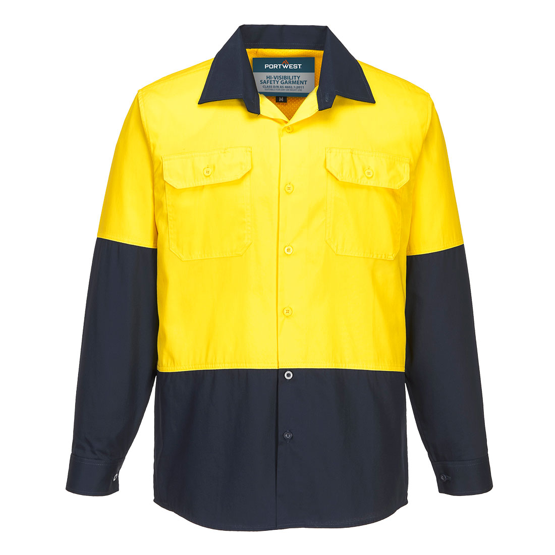 Canberra Hi-Vis Lightweight Contrast Class D Shirt L/S - view 3