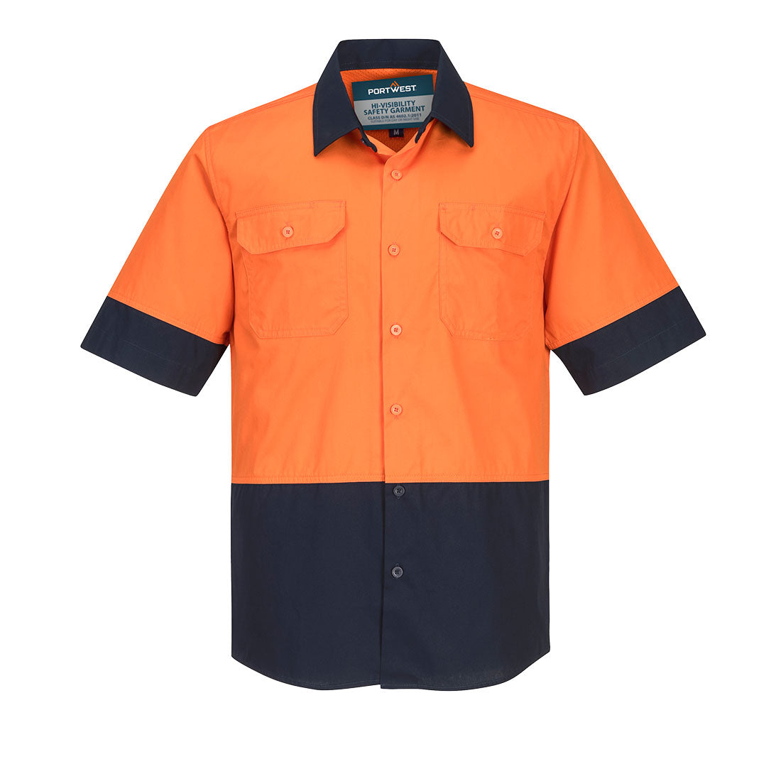Canberra Hi-Vis Lightweight Contrast Class D Shirt S/S - view 1