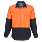 Canberra Hi-Vis Contrast Class D Shirt L/S - view 1