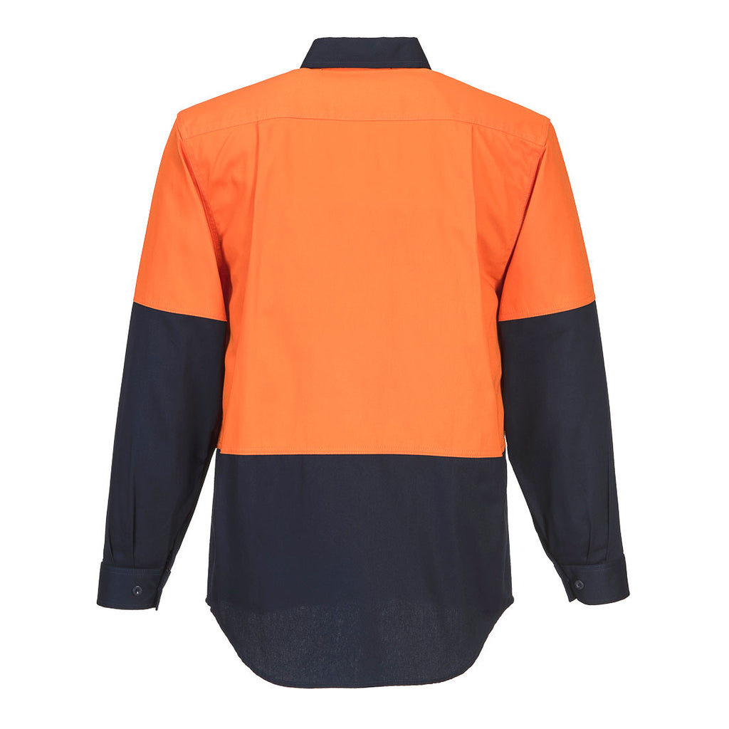 Canberra Hi-Vis Contrast Class D Shirt L/S - view 2
