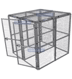 210.00 cm Long Modular Storage Cage | Industrial Warehouse | East West Engineering