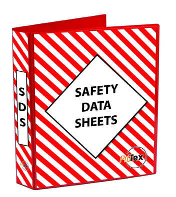 4 Ring Safety Data Sheet Binder | Chemical Storage | Uniform Safety Signs
