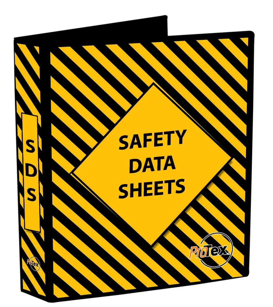4 Ring SDS Binder | Chemical Storage Areas | Uniform Safety Signs