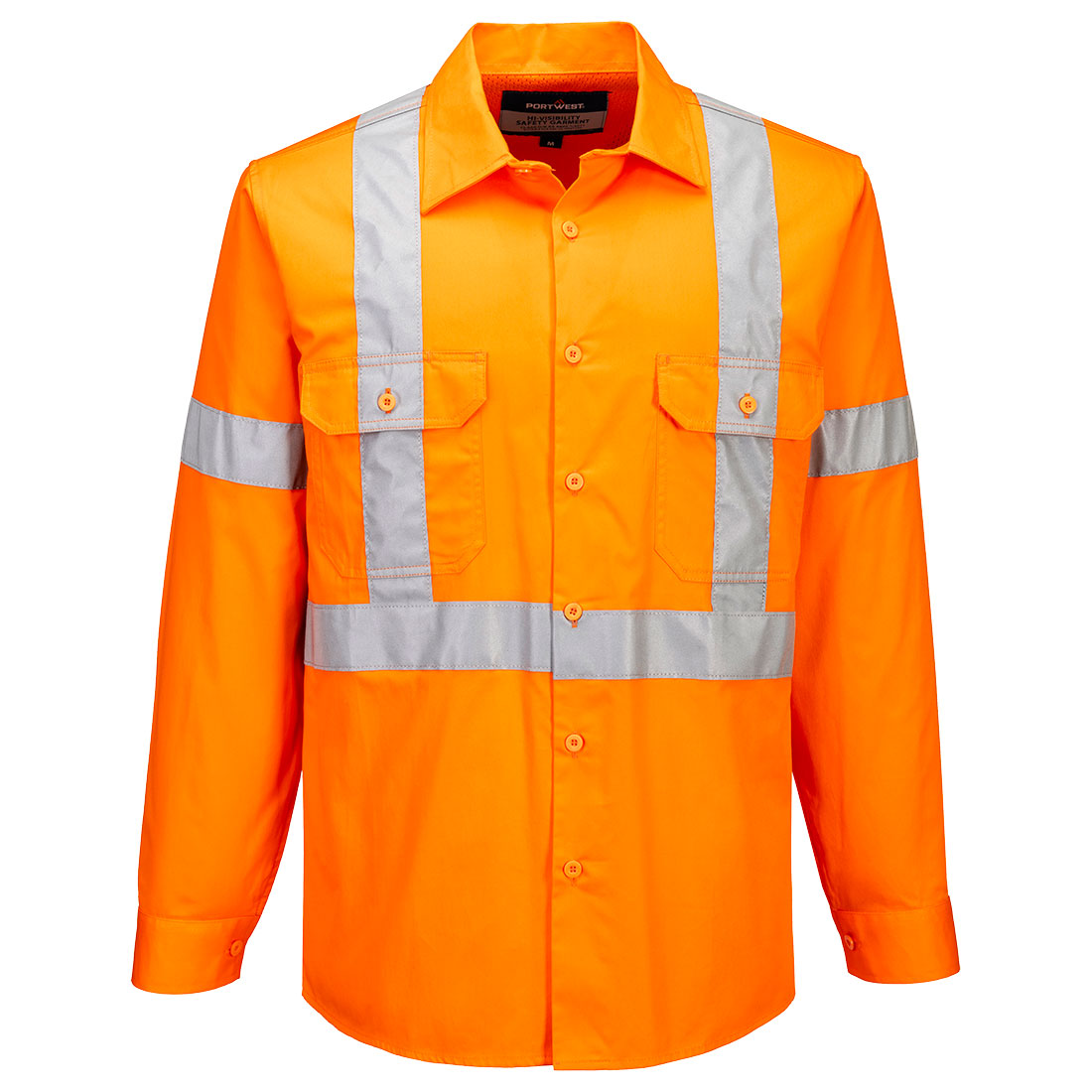 Hi-Vis Lightweight X Back Shirt Long Sleeve - view 1