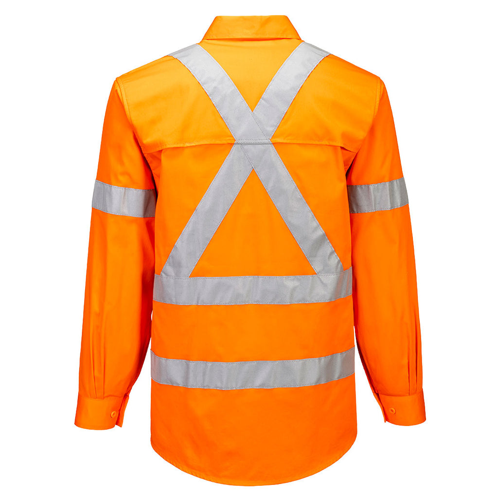 Hi-Vis Lightweight X Back Shirt Long Sleeve - view 2
