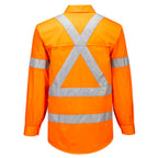 Hi-Vis Lightweight X Back Shirt Long Sleeve - view 2