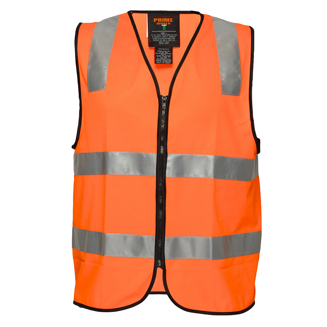 Hi-Vis Zipped Vest - view 1