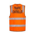 Hi-Vis Zipped Traffic Controller Vest - view 1