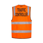 Hi-Vis Zipped Traffic Controller Vest - view 1