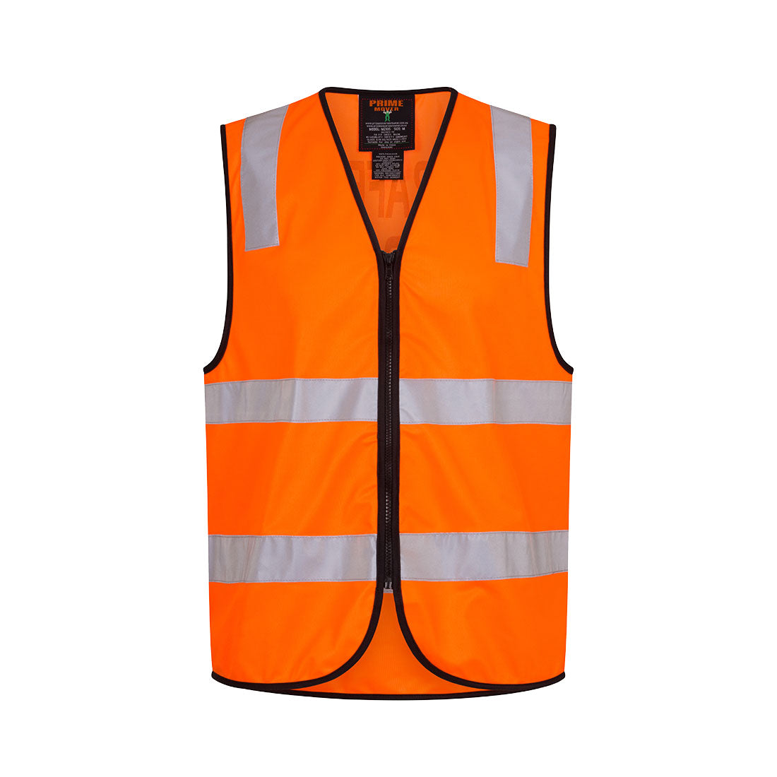 Hi-Vis Zipped Traffic Controller Vest - view 2