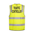 Hi-Vis Zipped Traffic Controller Vest - view 3