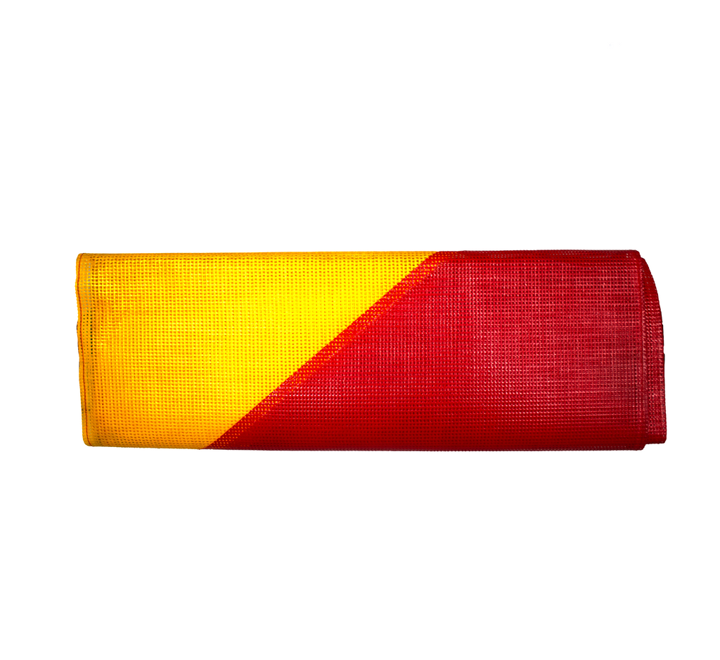 450x450mm Mesh Flag Set | Oversize Load Transport | Uniform Safety Signs, view 2