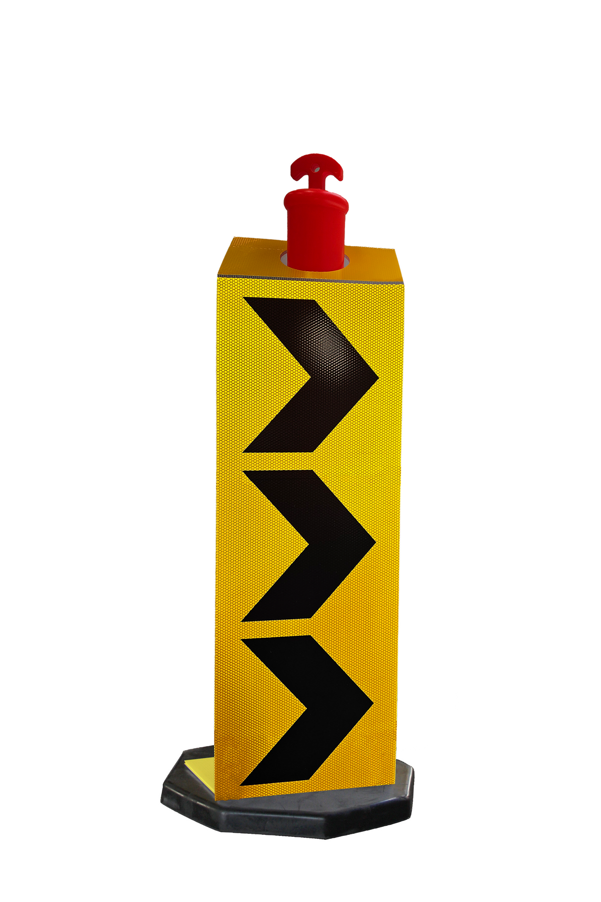 1200x300mm Chevron Right Bollard Sign | Roadworks | Uniform Safety Signs