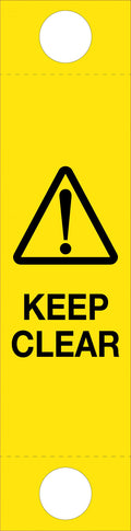1200x300mm Corflute Bollard Sign | Traffic Management | Uniform Safety Signs