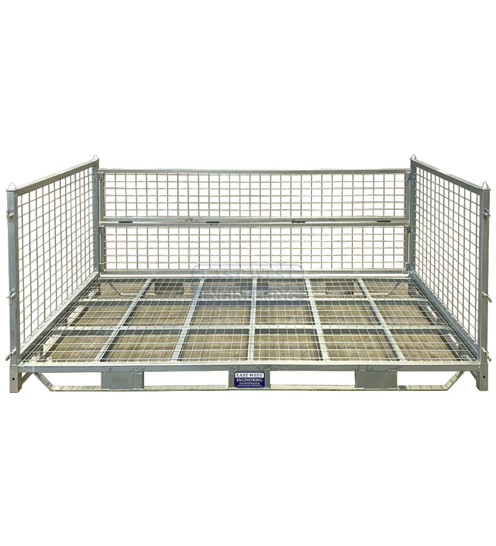 232.00 x 116.00 cm Double Stillage Cage | Warehouse Storage | East West Engineering, view 3