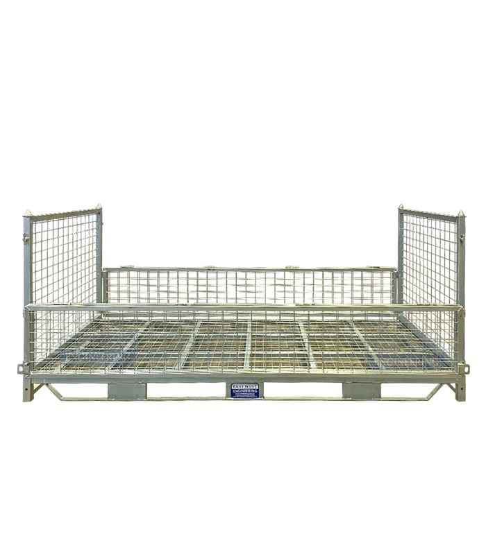232.00 x 116.00 cm Double Stillage Cage | Warehouse Storage | East West Engineering, view 4