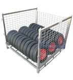Zinc Plated Cage | Pallet Storage Container for Workshops | East West Engineering, view 2