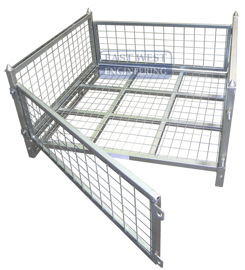 1T Capacity Low Pallet Cage Platform | Warehouse Logistics | East West Engineering, view 2