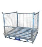 Zinc Plated Steel Pallet Cage | Warehouse Storage | East West Engineering, view 2