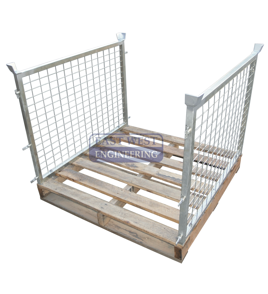 120.00 cm Dimensions Timber Pallet Cage | Workshop and | East West Engineering, view 2