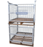 120.00 cm Dimensions Timber Pallet Cage | Workshop and | East West Engineering, view 4