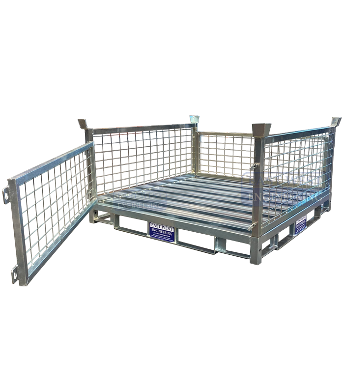 120.00 x 117.00 cm Steel Cage | Warehouse Storage | East West Engineering, view 2