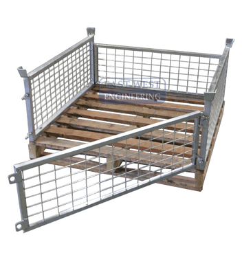 120.00 cm L Timber Pallet Cage | Workshop Lumber Storage | East West Engineering
