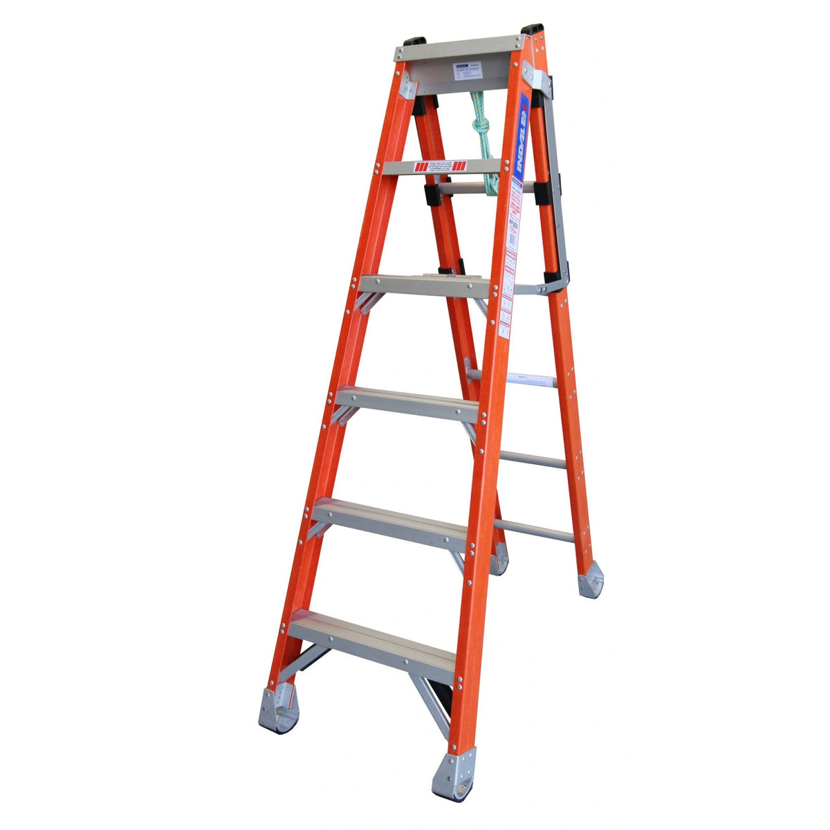 1.8m 150kg Rating Fibreglass Extension Ladder | Indalex, view 3