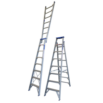 4.4m Dual Purpose Aluminium Ladder | Industrial Sites | Indalex