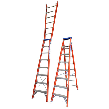 4.4m Fibreglass Dual Purpose Ladder | Industrial Sites | Indalex