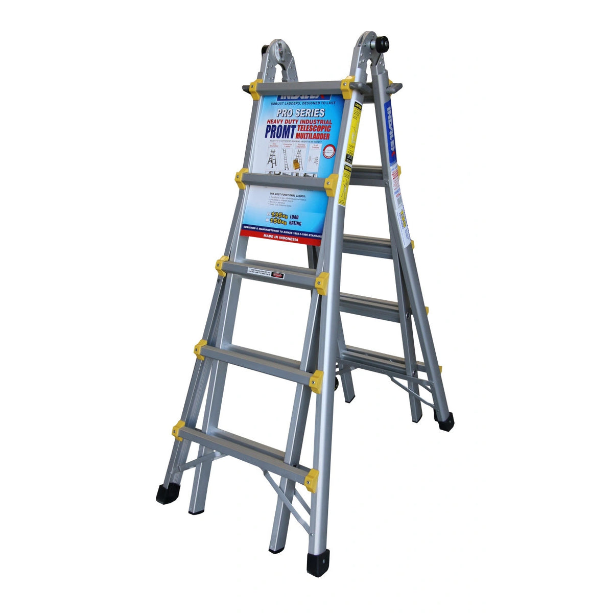 135kg Rating Telescopic Ladder | Industrial Sites | Indalex