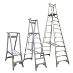 180kg Rated Aluminium Platform Ladder | Industrial Use | Team Systems