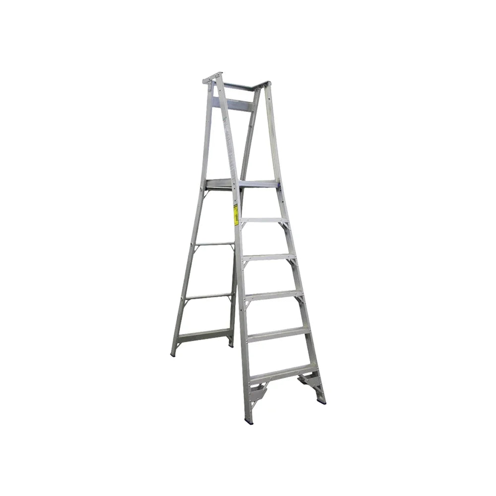 180kg Rated Aluminium Platform Ladder | Industrial Use | Team Systems, view 6